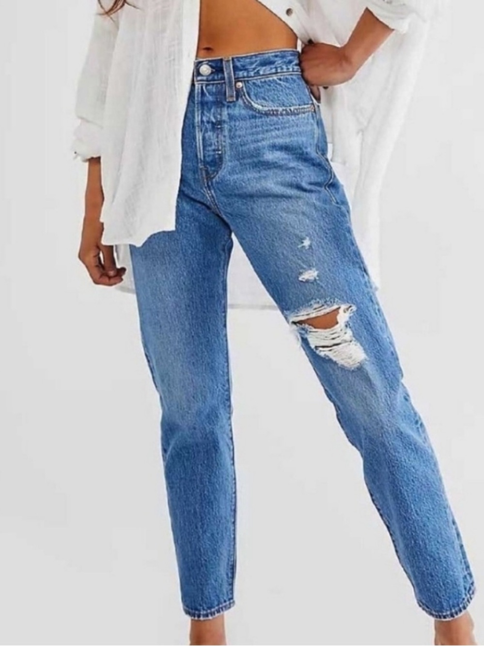 Levi's Premium Wedgie high-rise jeans